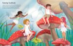 Sticker Dolly Dressing Rainbow Unicorns and Magical Kingdom spread