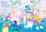 Sparkly Fairy Ponies Sticker Book spread