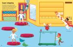 First Sticker Book Superheroes spread