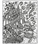 Fairy Palaces Magic Painting Book spread