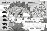 Dinosaur Puzzle Book spread
