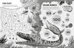 Dinosaur Puzzle Book spread