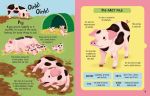 Slot-together Farm Animals Book spread