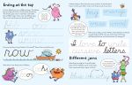 Wipe-Clean Starting Cursive spread