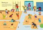Little First Stickers Gymnastics spread