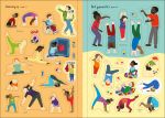 Little First Stickers Gymnastics spread