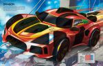 Build Your Own Supercars Sticker Book spread