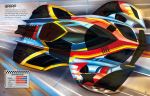 Build Your Own Supercars Sticker Book spread
