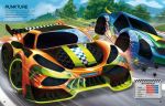 Build Your Own Supercars Sticker Book spread