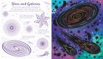 Usborne Scratch Activities Night Sky spread