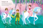 Sticker Dolly Dressing Unicorn Princesses spread