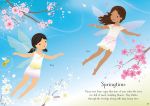 Little Sticker Dolly Dressing Treetop Fairies spread