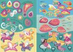 Sparkly Sticker Book spread
