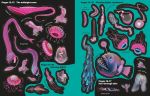 Big Sticker Book Weird Deep Sea Creatures spread
