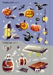 Sparkly Halloween Sticker Book spread