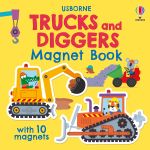 Trucks and Diggers Magnet Book book cover
