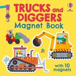 Trucks and Diggers Magnet Book book cover