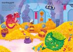 Sparkly Dragons Sticker Book spread