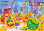 Sparkly Dragons Sticker Book spread