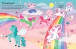 Big Sparkly Unicorns Sticker Book spread