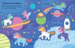 Big Sparkly Unicorns Sticker Book spread