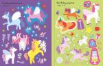Big Sparkly Unicorns Sticker Book spread