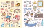 Dollhouse Sticker Book spread