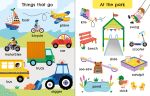 Touch-and-Feel First Words spread