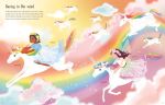 Sticker Dolly Dressing Big Collection Rainbow Unicorns and Magical Kingdom spread