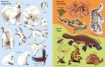 Gevaarlijke dieren stickerboek spread