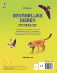 Gevaarlijke dieren stickerboek spread