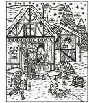 Le père Noël et ses lutins page intérieure