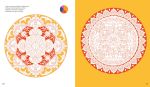Mandala da disegnare e colorare pagina interna