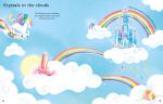 Big Sparkly Gems and Crystals Sticker Book spread