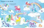Big Sparkly Gems and Crystals Sticker Book spread