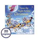 Twas the Night before Christmas Nursery 20 Book Set spread