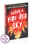 Under a Fire Red Sky 30 Book Classroom Set spread