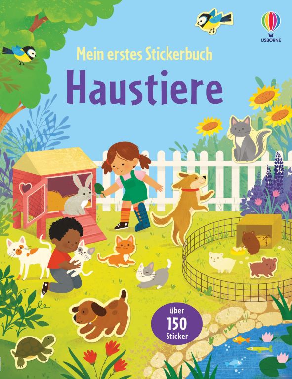 Mein erstes Stickerbuch: Haustiere