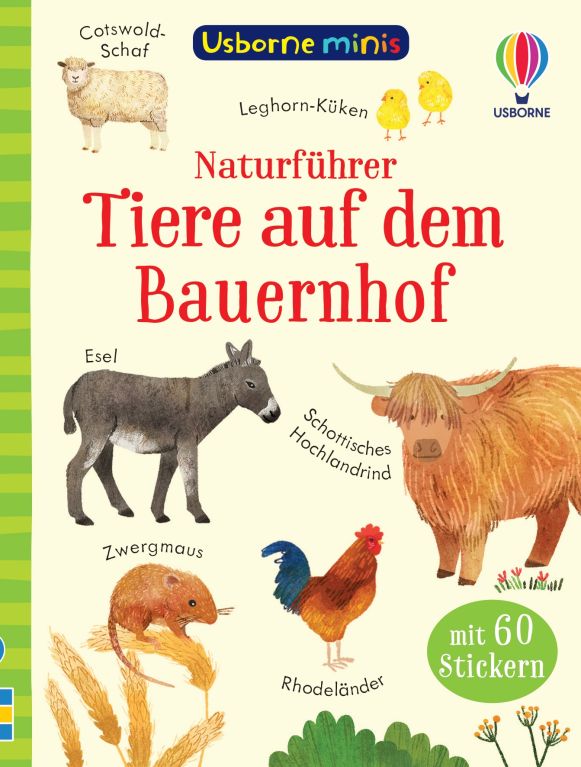 Usborne Minis Naturführer: Tiere auf dem Bauernhof