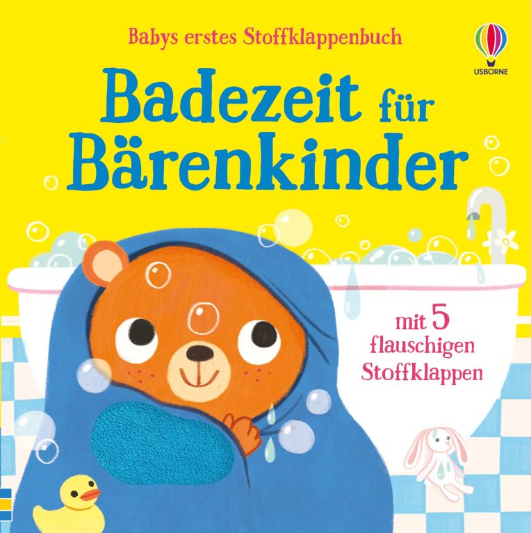 Babys erstes Stoffklappenbuch: Badezeit für Bärenkinder