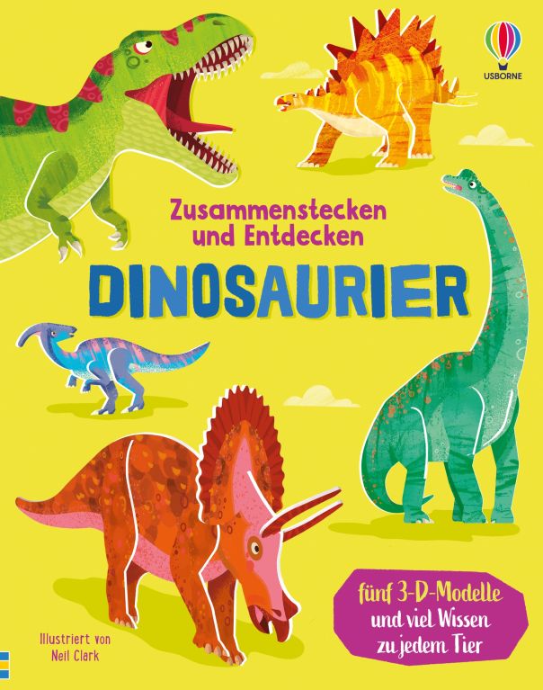 Zusammenstecken und Entdecken: Dinosaurier