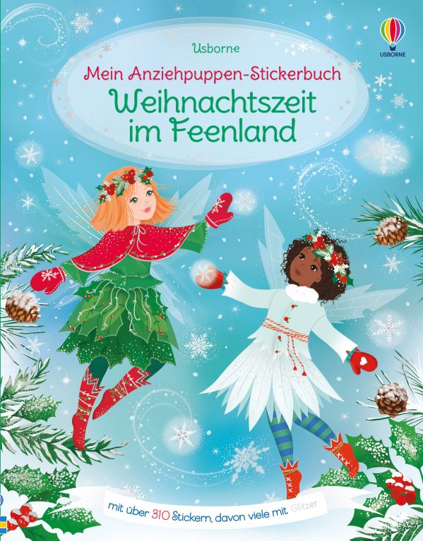 Mein Anziehpuppen-Stickerbuch: Weihnachtszeit im Feenland