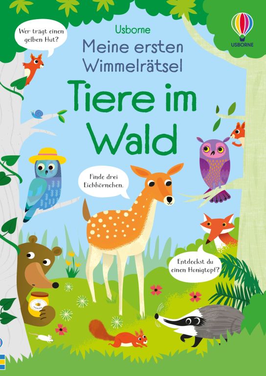 Meine ersten Wimmelrätsel: Tiere im Wald