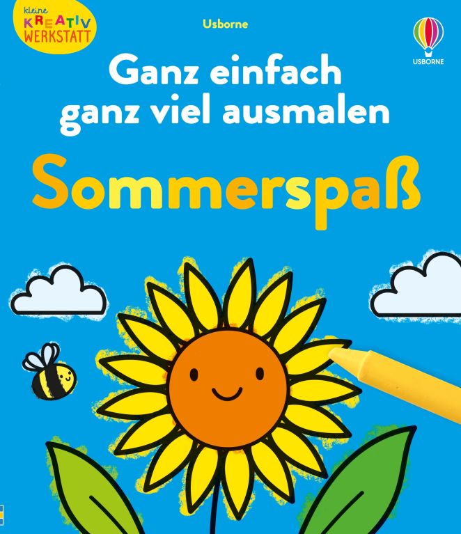 Kleine Kreativ-Werkstatt: Ganz einfach ganz viel ausmalen - Sommerspaß