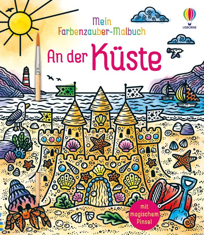 Mein Farbenzauber-Malbuch: An der Küste
