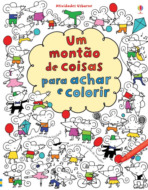 Um montão de coisas para achar e colorir