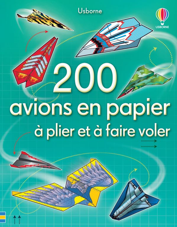 200 avions en papier à plier et à faire voler