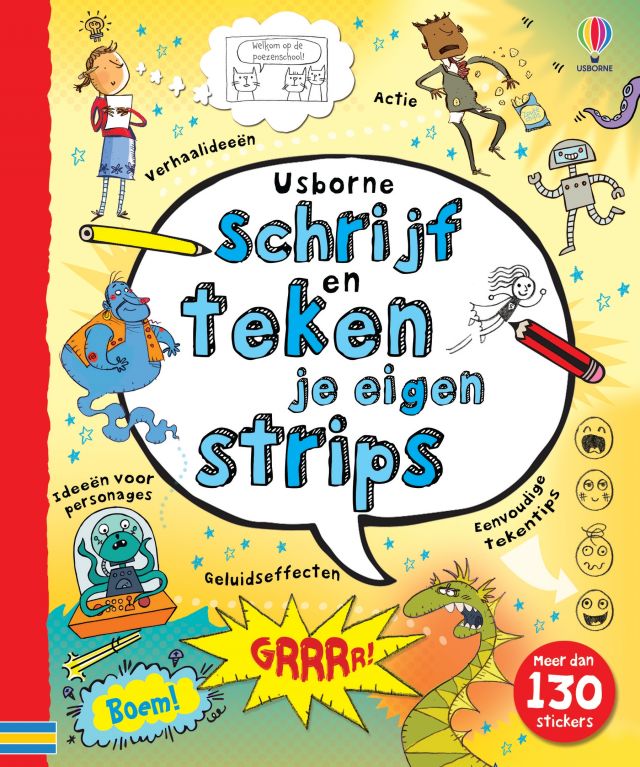 Schrijf en teken je eigen strips