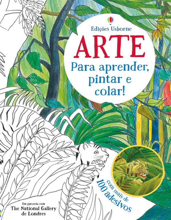 Arte para aprender, pintar e colar!