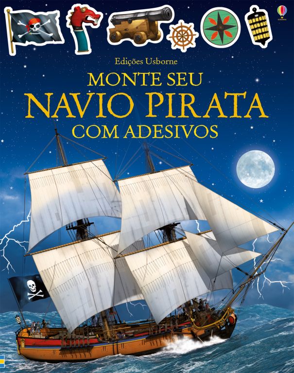 Monte seu navio pirata com adesivos